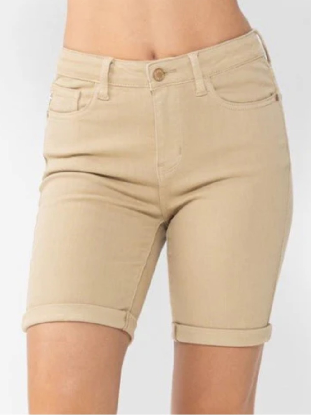 Judy blue tan Bermuda shorts XL